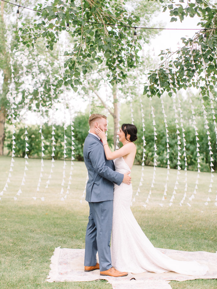 First look with groom - Calgary Wedding Photographers-39